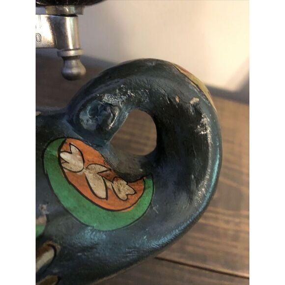 Stone Elephant World Globe on Painted on Marble Base Art Deco. Rare. Read - Picture 15 of 16